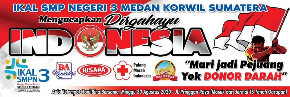 Donor Darah IKAL SMPN 3 Medan Korwil Sumatera