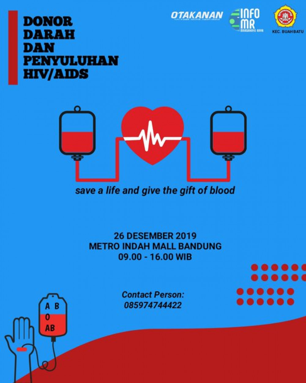 Donor Darah Dan Penyuluhan HIV / AIDS