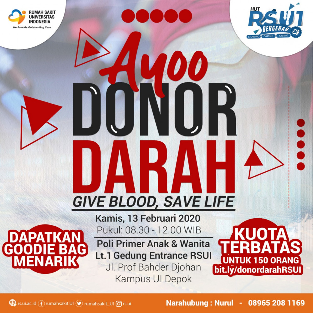 Donor Darah RS UI Depok