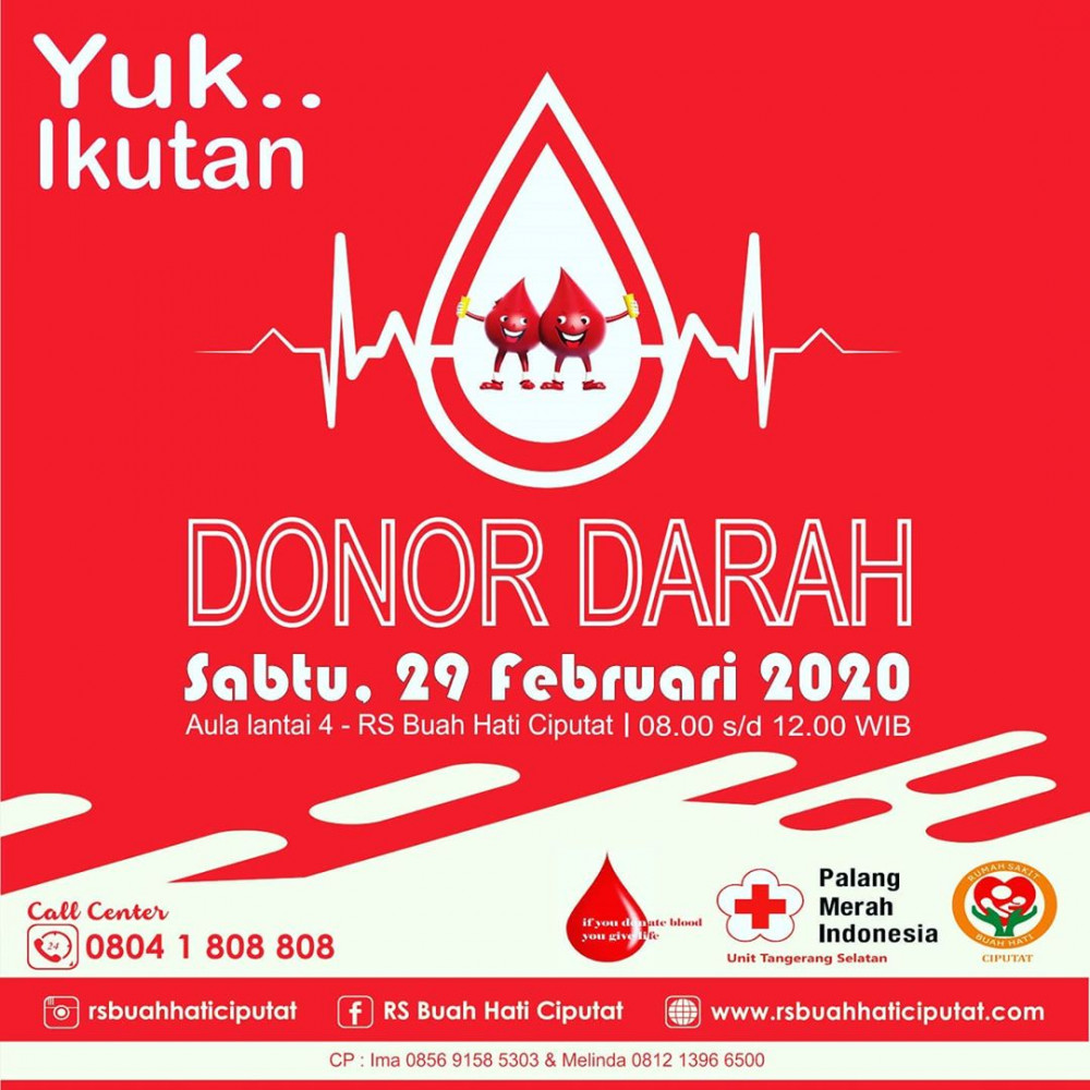 Donor Darah RS Buah Hati Ciputat
