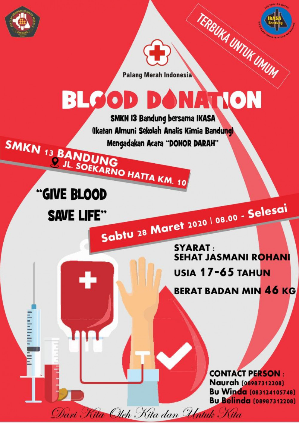 Blood Donation SMKN 13 Bandung