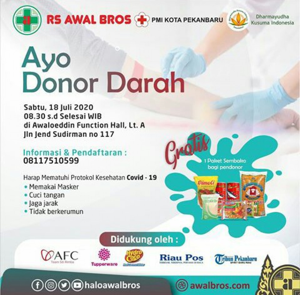Donor Darah RS Alwal Bros Pekanbaru