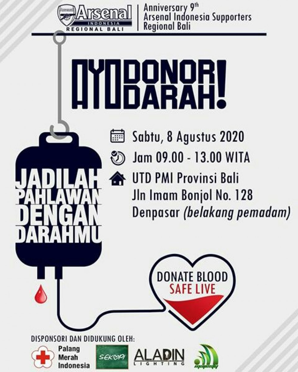 Jadilah Pahlawan Dengan Darahmu